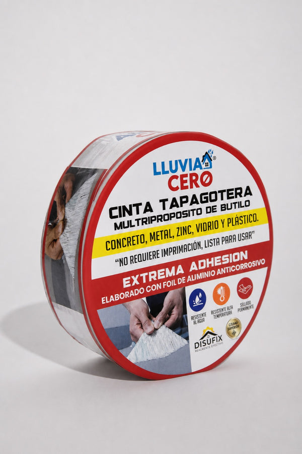 Cinta Tapagotera Multipropósito de Butilo Lluvia Cero